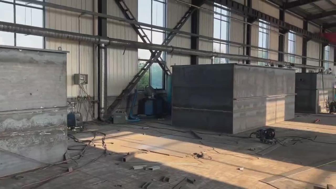 一體化污水處理設備暗裝案例